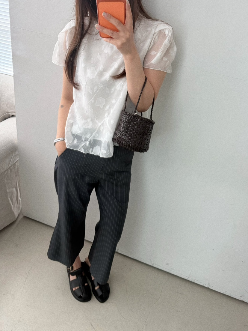 OLI SEOUL韓國直郵實拍女裝新款職業時尚26春夏推薦休閑褲OLI SEOUL休閑褲