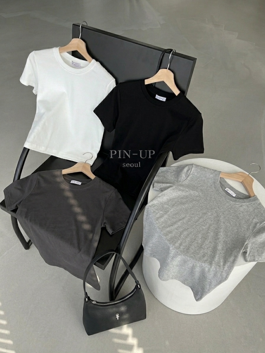 PIN-UP韓國東大門直郵女裝新款職業時尚熱賣26春夏推薦T恤PIN-UPT恤