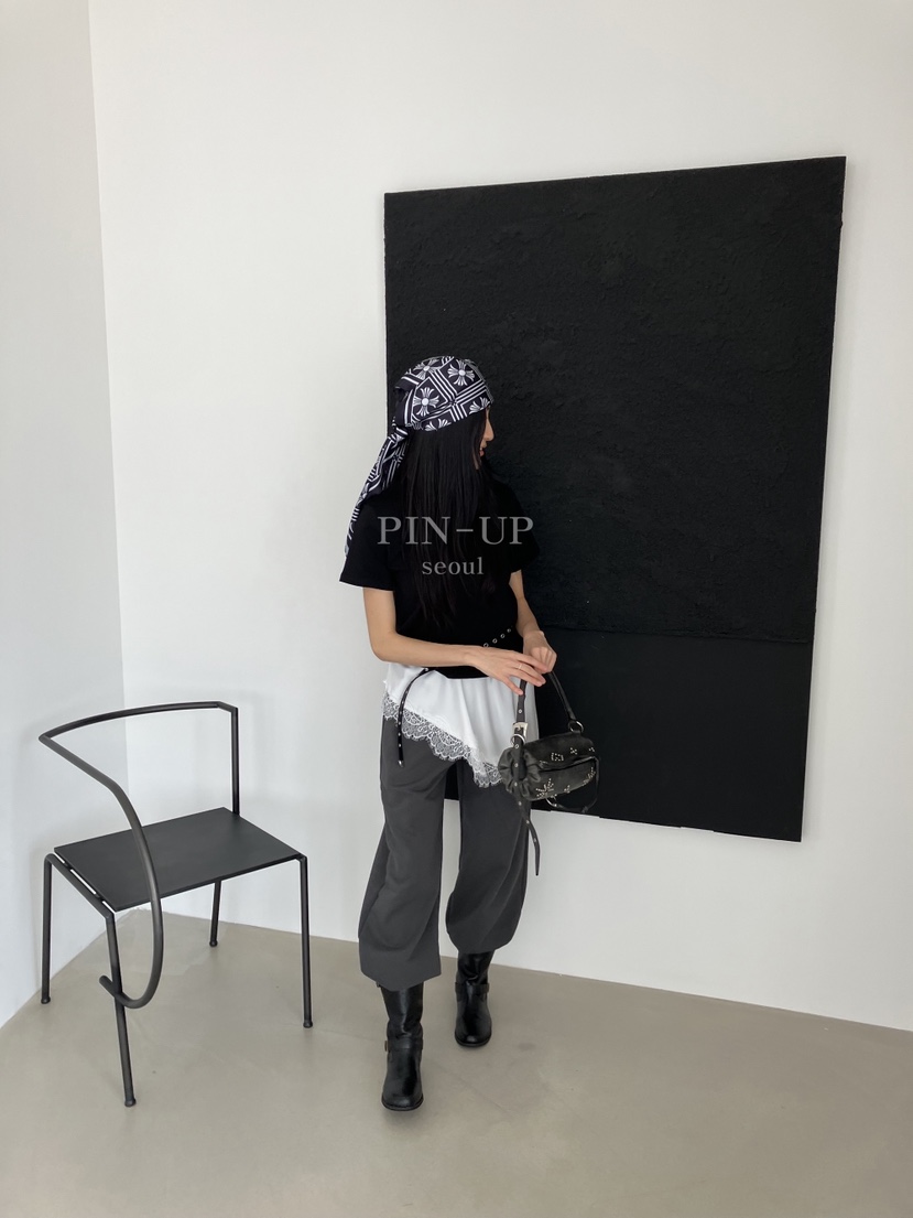 PIN-UP韓國東大門直郵女裝新款職業時尚熱賣26春夏推薦T恤PIN-UPT恤