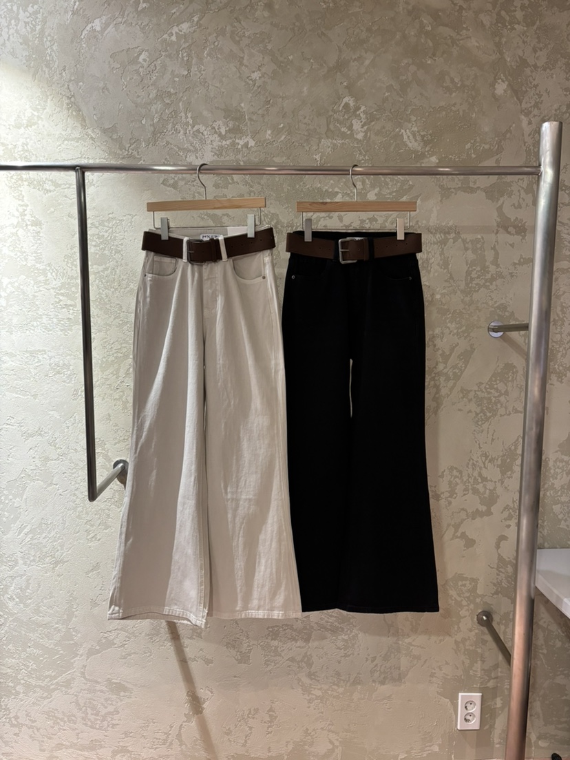 PIN-UP韓國代購女士新品26春夏時尚人氣職業休閑褲不含腰帶PIN-UP休閑褲