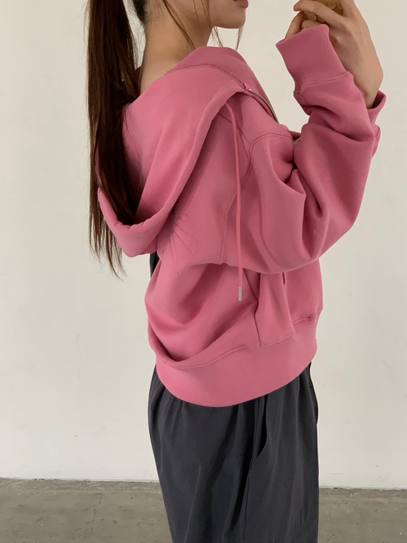 UNBOUND韓國東大門代購女士新款人氣職業熱賣26春夏衛衣拉鏈UNBOUND衛衣