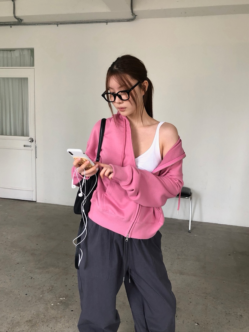 UNBOUND韓國東大門代購女士新款人氣職業熱賣26春夏衛衣拉鏈UNBOUND衛衣