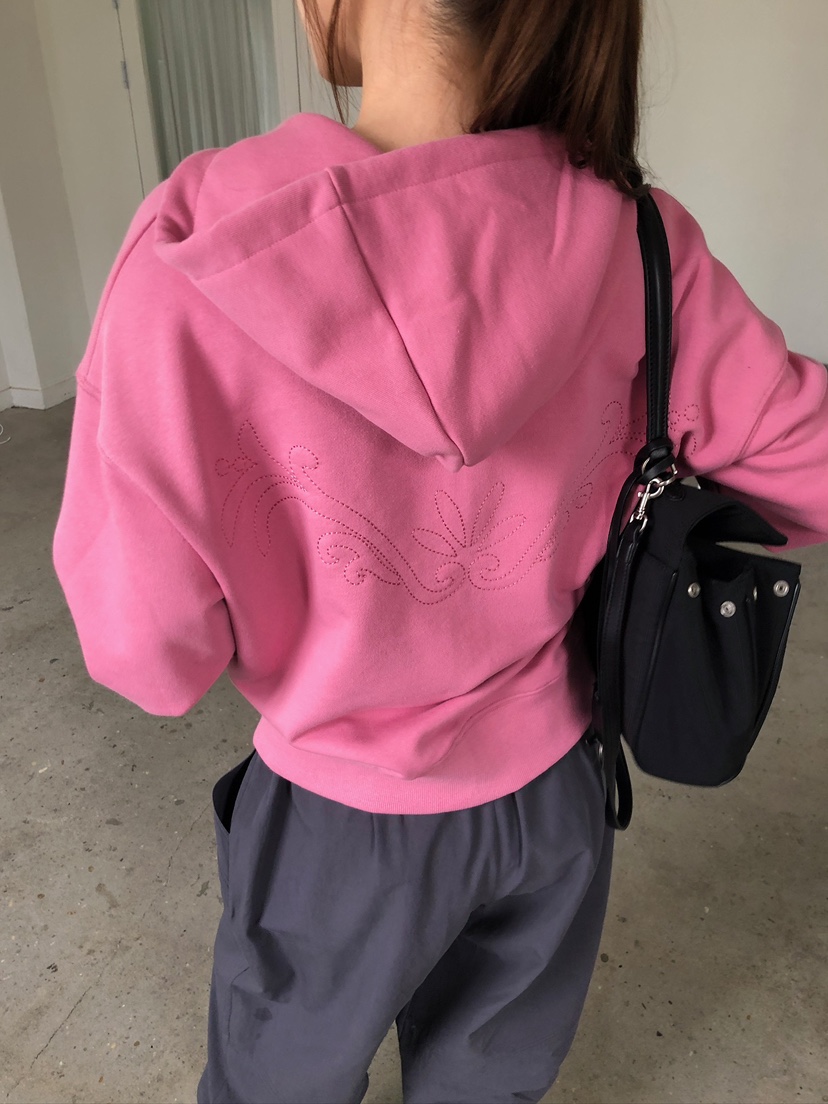 UNBOUND韓國東大門代購女士新款人氣職業熱賣26春夏衛衣拉鏈UNBOUND衛衣