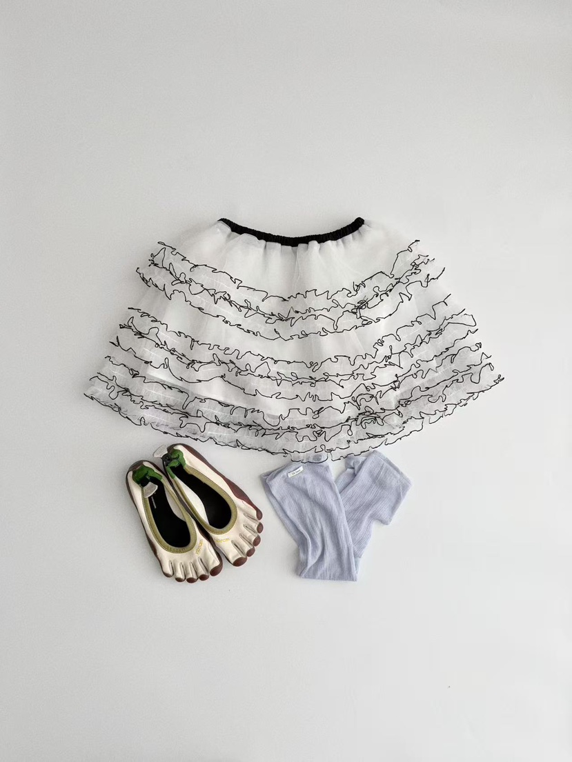 OLI SEOUL韓國東大門代購女士新款職業時尚短裙褶皺網眼OLI SEOUL短裙