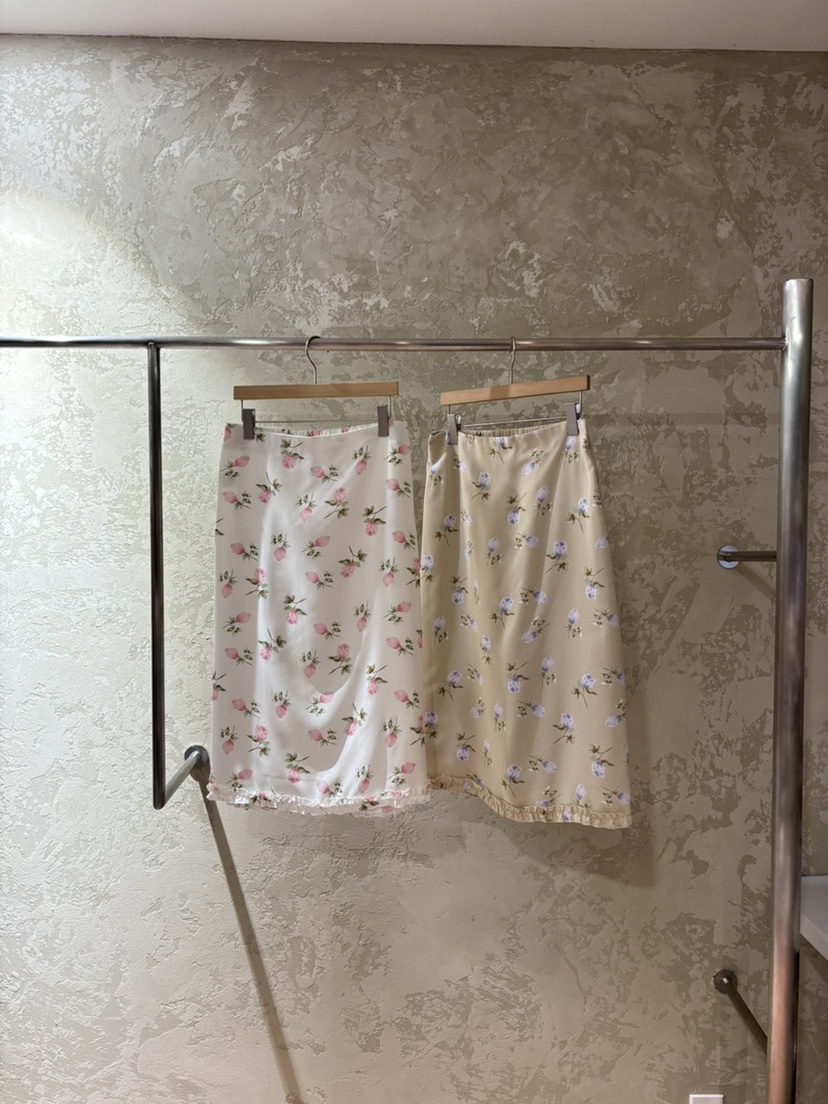 PIN-UP韓國東大門代購女裝新款26春夏職業休閑半身裙中短裙PIN-UP半身裙/中短裙