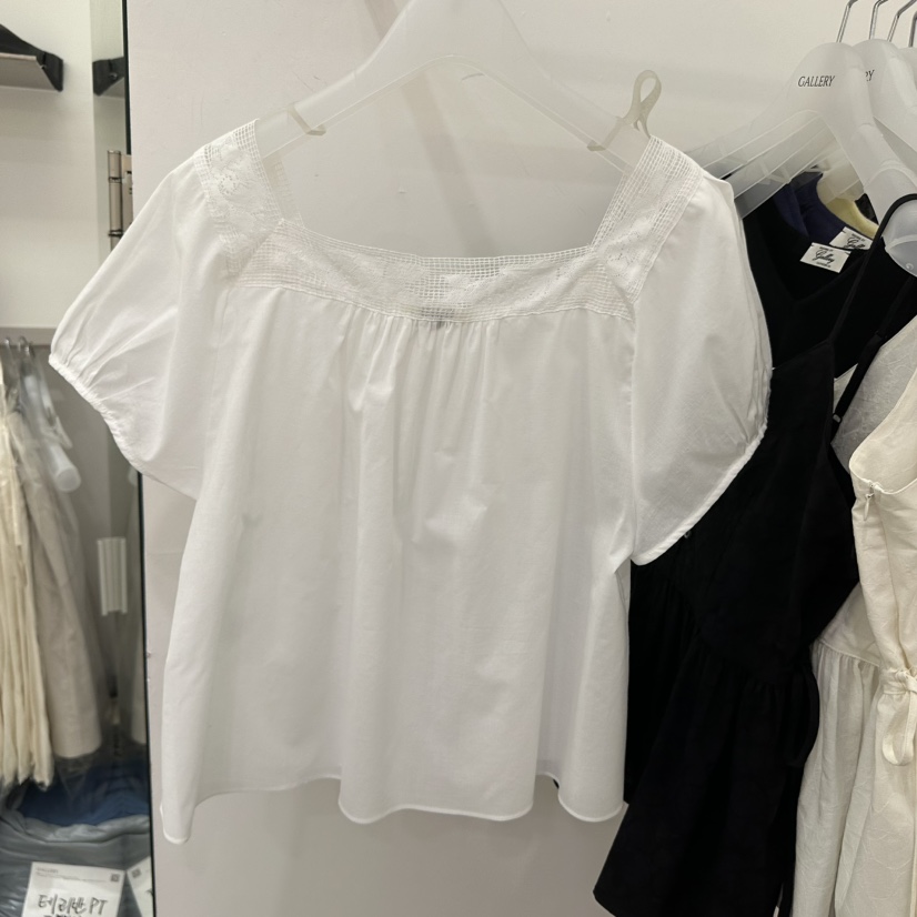 GALLERY-P韓國直郵女士新品時尚推薦職業襯衫蕾絲衫蕾絲GALLERY-P襯衫/蕾絲衫