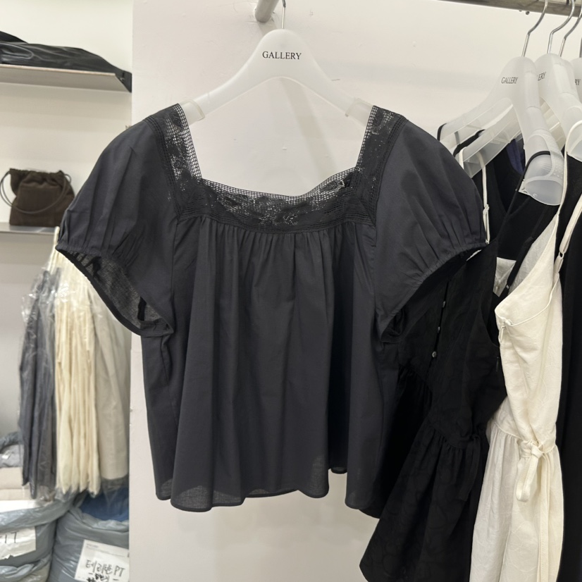 GALLERY-P韓國直郵女士新品時尚推薦職業襯衫蕾絲衫蕾絲GALLERY-P襯衫/蕾絲衫圖色2