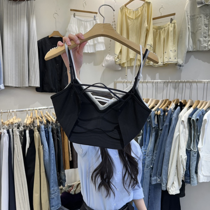 HIPTIQUE韓國東大門代購女裝新品休閑職業推薦吊帶背心褶皺HIPTIQUE吊帶/背心