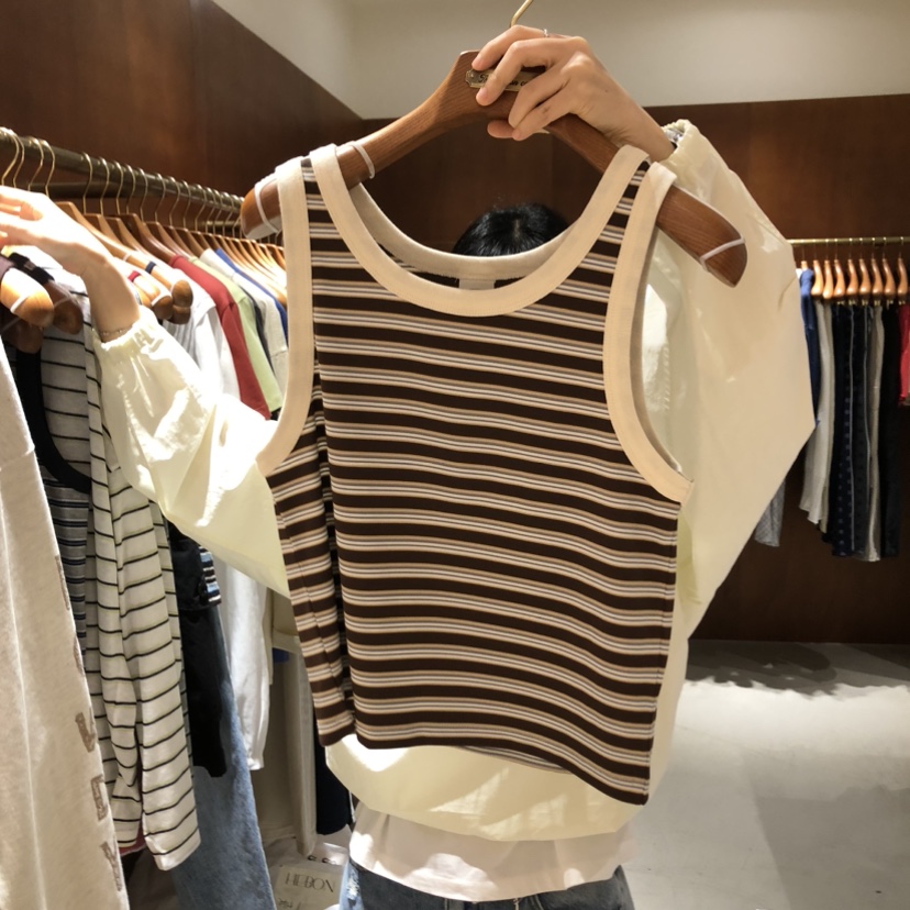 HEBON韓國直郵女裝新品推薦熱賣26春夏職業休閑時尚吊帶背心HEBON吊帶/背心圖色1