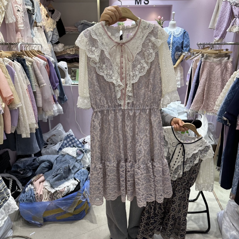 MS韓國直郵實拍女士新款熱賣26春夏推薦時尚人氣職業連衣裙MS連衣裙圖色2