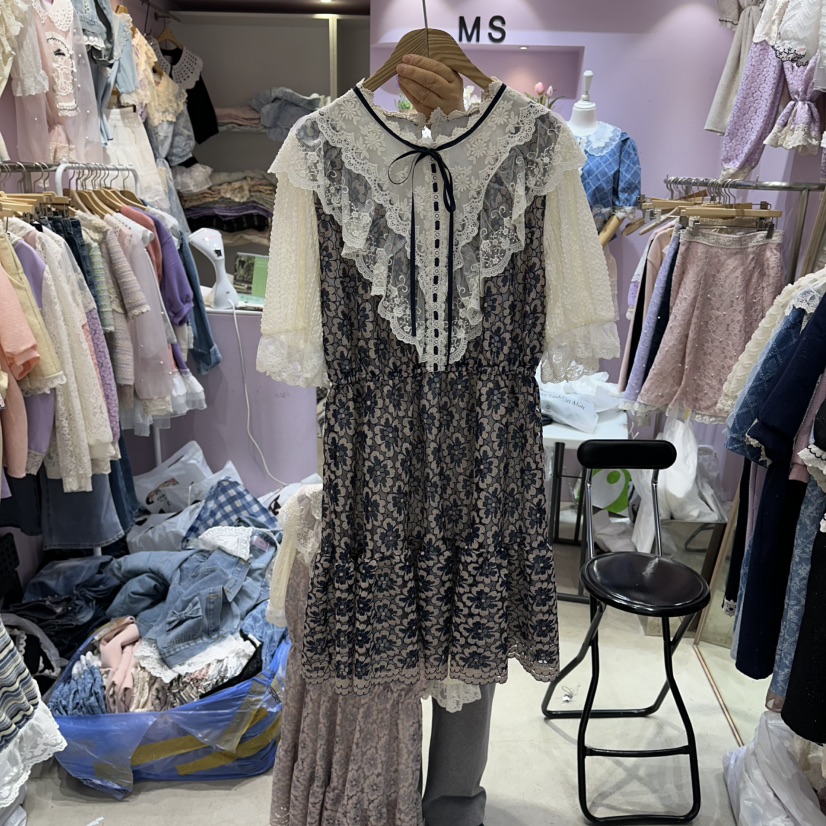 MS韓國直郵實拍女士新款熱賣26春夏推薦時尚人氣職業連衣裙MS連衣裙圖色3