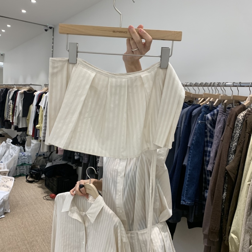 SELF SERVICE韓國直郵實拍女士新款推薦熱賣休閑短裙透明SELF SERVICE短裙圖色3