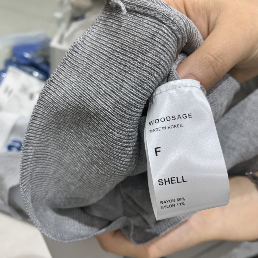 WOOD SAGE韓國東大門直郵女裝新款時尚休閑針織衫圓領開衫WOOD SAGE針織衫