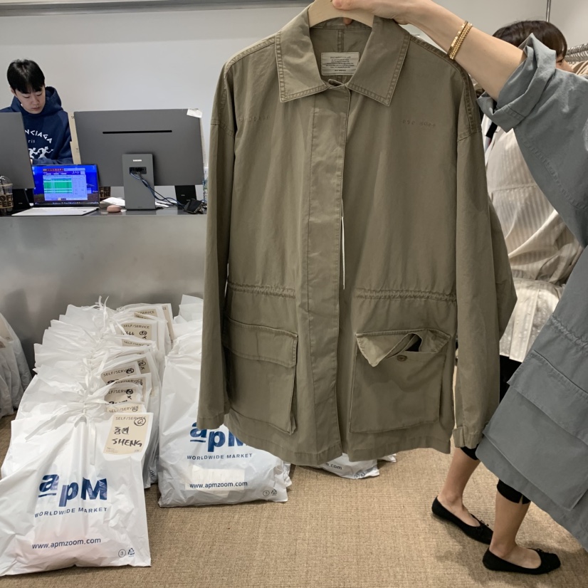 SELF SERVICE韓國東大門代購女士新品26春夏休閑時尚夾克SELF SERVICE夾克圖色4