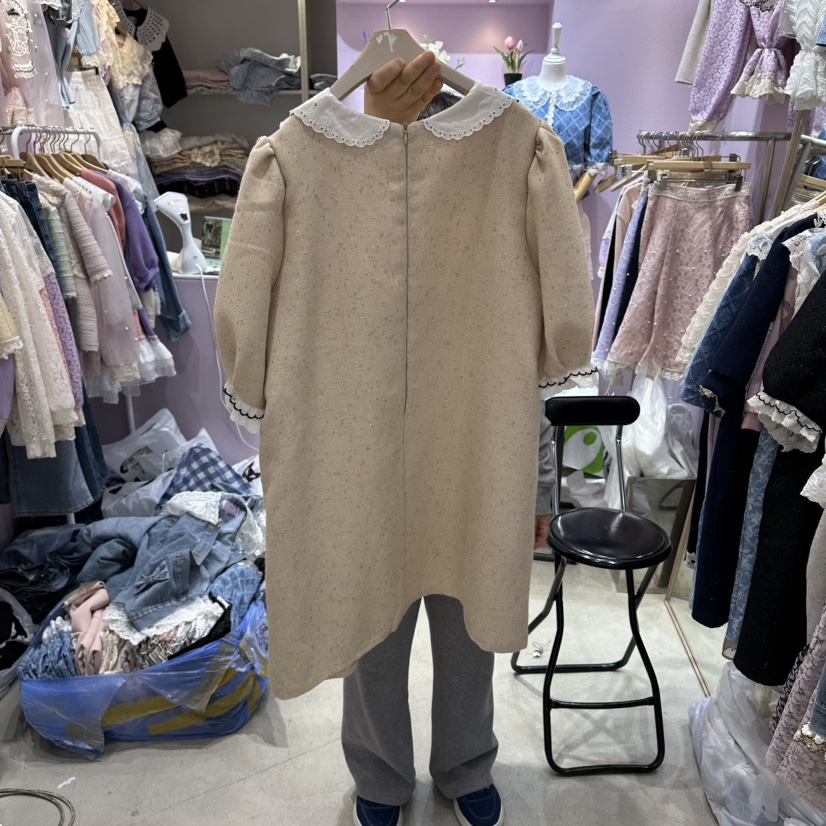 MS韓國直郵實拍女士新品熱賣職業26春夏推薦休閑人氣連衣裙MS連衣裙