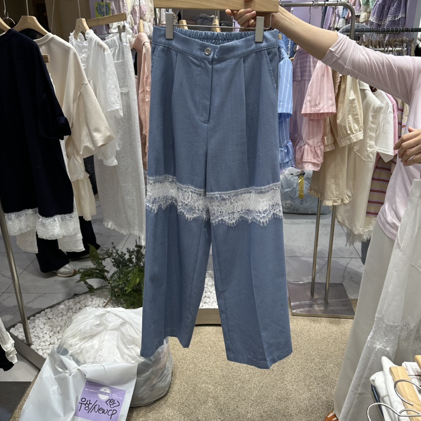 VIRUS韓國直郵實拍女裝新款休閑26春夏熱賣時尚推薦休閑褲VIRUS休閑褲圖色1