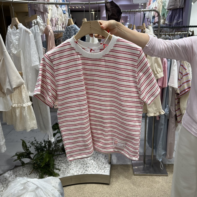 VIRUS韓國直郵女裝新品26春夏休閑熱賣人氣時尚職業推薦T恤VIRUST恤圖色2