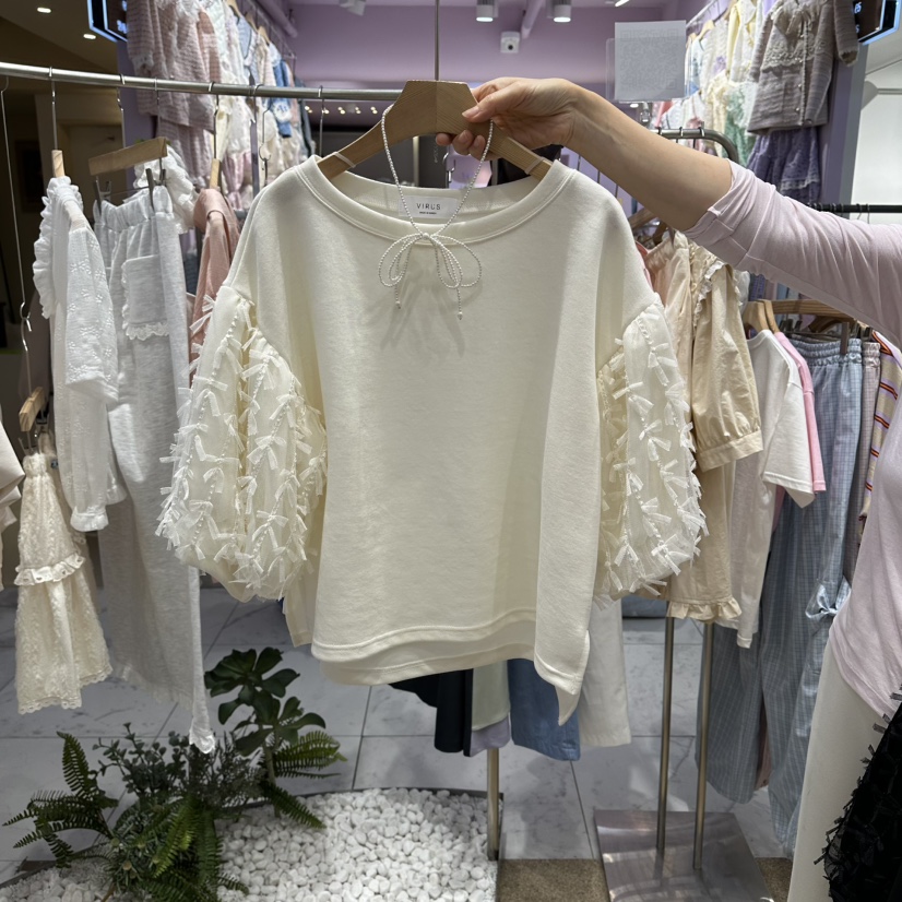 VIRUS韓國東大門代購女士新品熱賣推薦26春夏T恤不含項鏈VIRUST恤圖色1