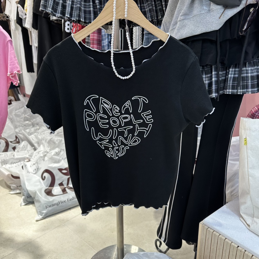 K STORY韓國直郵實拍女裝新品推薦職業熱賣人氣休閑時尚T恤K STORYT恤圖色2