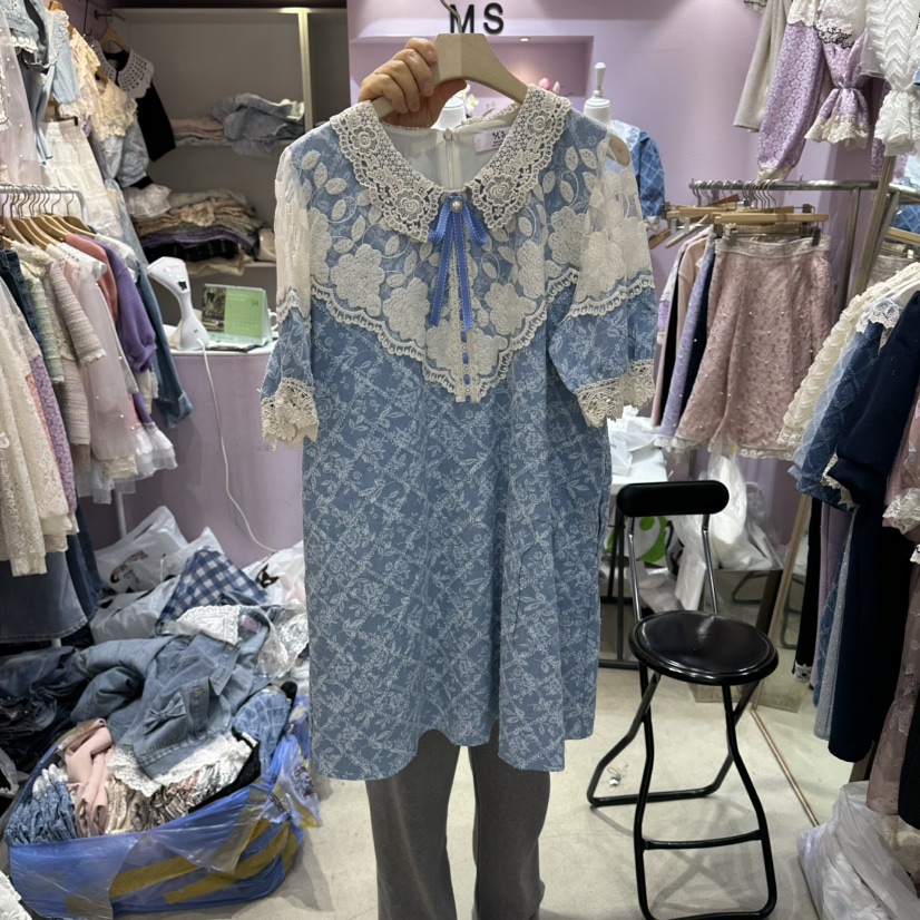 MS韓國東大門直郵女士新款熱賣推薦26春夏休閑人氣連衣裙MS連衣裙圖色1