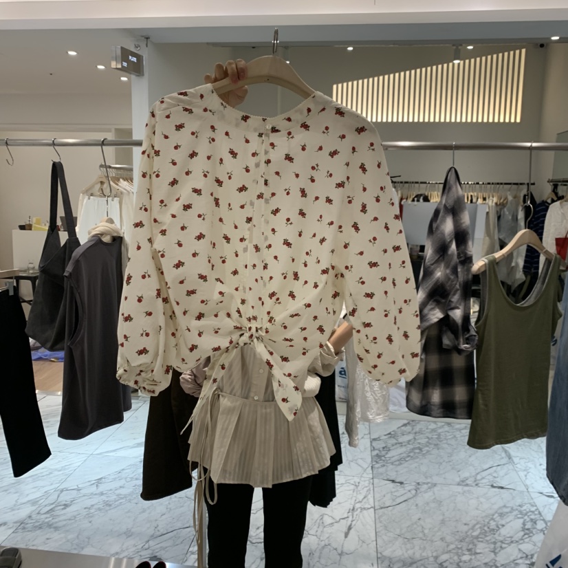 SELF SERVICE韓國代購女士新款熱賣人氣時尚職業襯衫蕾絲衫SELF SERVICE襯衫/蕾絲衫