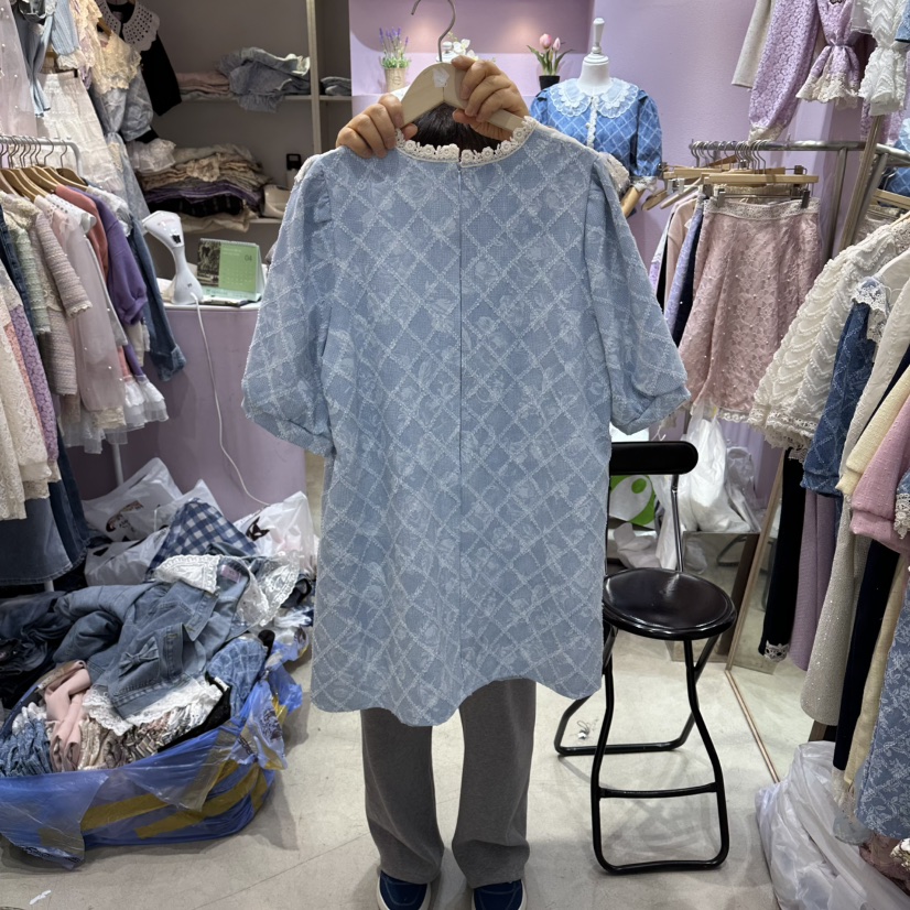 MS韓國直郵實拍女裝新品熱賣人氣休閑職業26春夏推薦連衣裙MS連衣裙