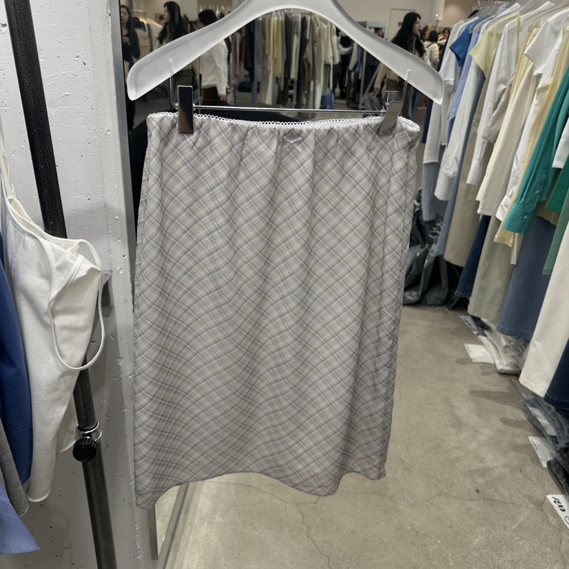 HELVETICA韓國代購女士新款職業推薦熱賣休閑半身裙中短裙HELVETICA半身裙/中短裙圖色1藍色