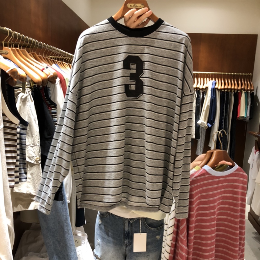 HEBON韓國東大門直郵女士新品休閑26春夏時尚長袖T恤天絲HEBON長袖T恤圖色3