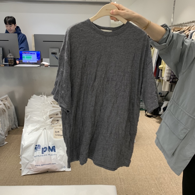 SELF SERVICE韓國直郵女士新款推薦休閑時尚人氣26春夏T恤SELF SERVICET恤圖色1