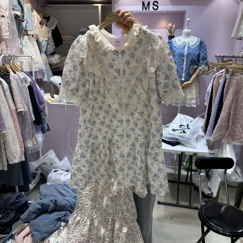 MS韓國東大門代購女士新品人氣職業時尚熱賣休閑26春夏連衣裙MS連衣裙圖色1