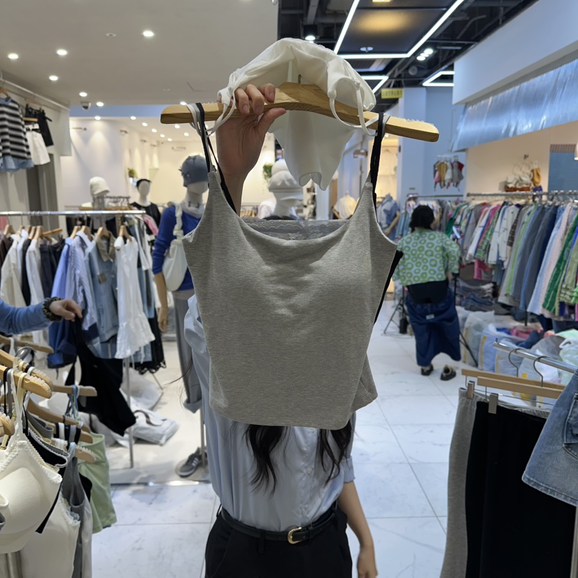 HIPTIQUE韓國代購女士新品休閑職業熱賣26春夏吊帶背心蕾絲HIPTIQUE吊帶/背心圖色2