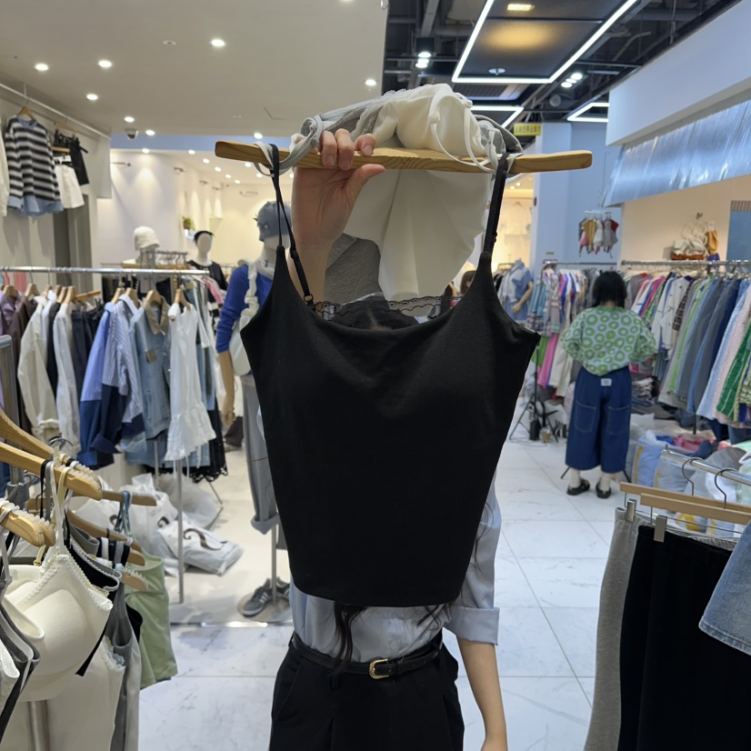 HIPTIQUE韓國代購女士新品休閑職業熱賣26春夏吊帶背心蕾絲HIPTIQUE吊帶/背心圖色3