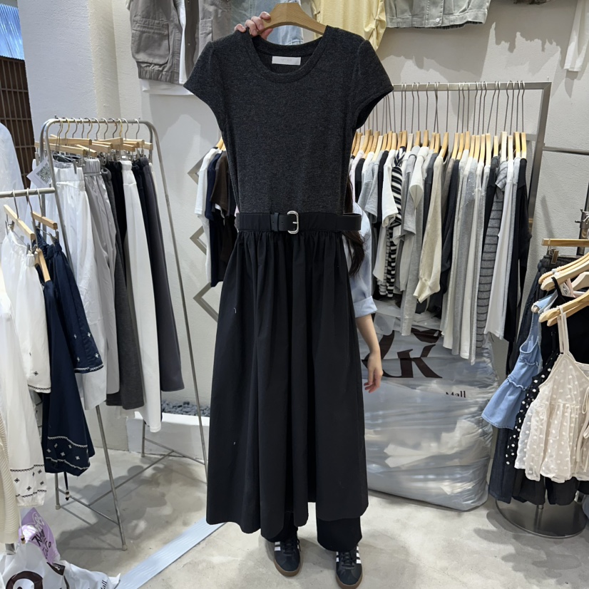 HIPTIQUE韓國東大門代購女士新品26春夏休閑連衣裙不含腰帶HIPTIQUE連衣裙圖色2