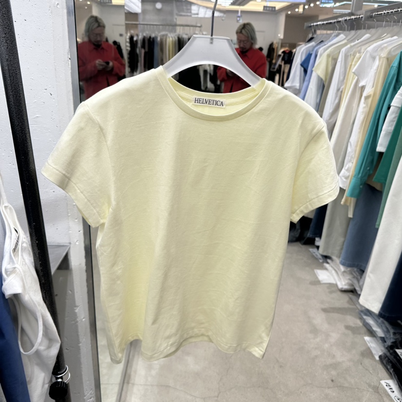 HELVETICA韓國東大門代購女士新品時尚職業休閑推薦26春夏T恤HELVETICAT恤圖色5