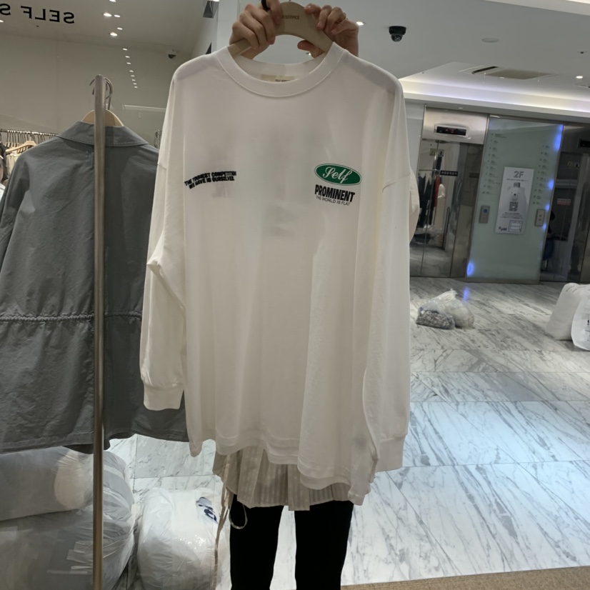 SELF SERVICE韓國東大門直郵女裝新款人氣熱賣時尚長袖T恤SELF SERVICE長袖T恤圖色1