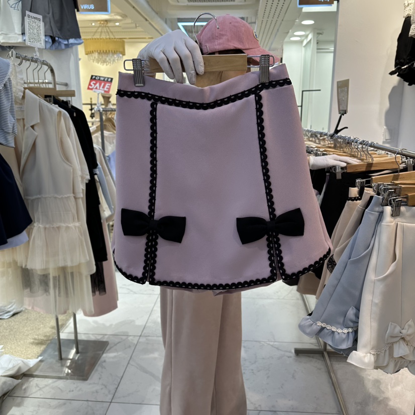 PAPA韓國東大門直郵女士新款職業熱賣休閑26春夏人氣裙褲PaPa/HALMADE裙褲圖色2