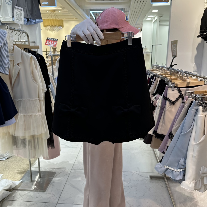 PAPA韓國東大門直郵女士新款職業熱賣休閑26春夏人氣裙褲PaPa/HALMADE裙褲圖色3