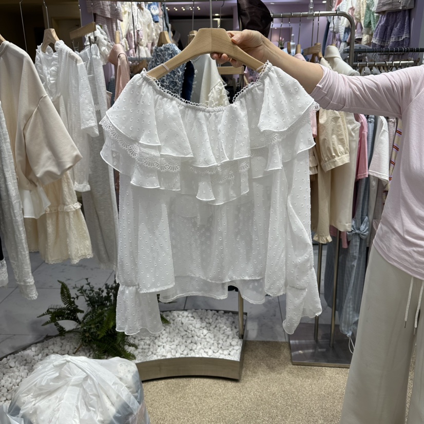 VIRUS韓國代購女裝新款推薦人氣熱賣職業26春夏襯衫蕾絲衫VIRUS襯衫/蕾絲衫