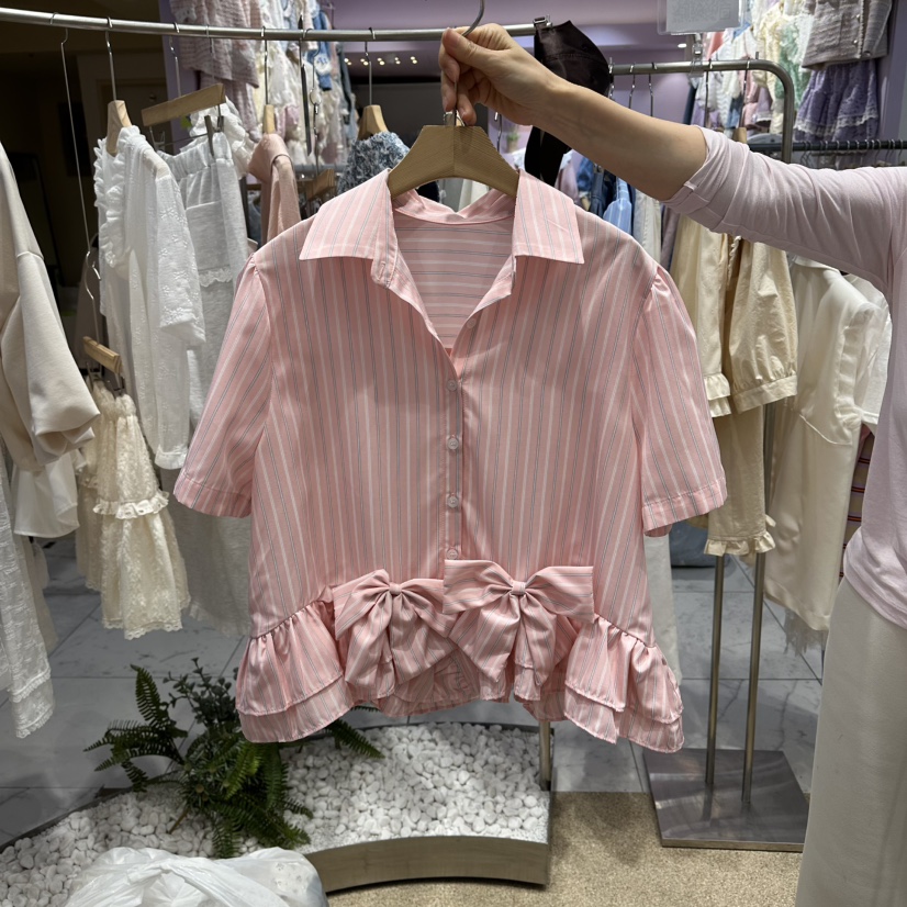 VIRUS韓國直郵女裝新款休閑職業時尚推薦26春夏襯衫蕾絲衫VIRUS襯衫/蕾絲衫圖色2