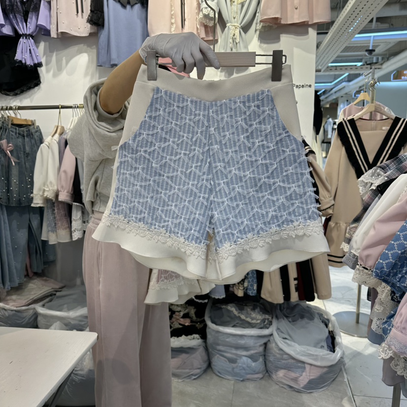 PAPA韓國東大門直郵女裝新款職業熱賣時尚人氣26春夏短褲PaPa/HALMADE短褲圖色2