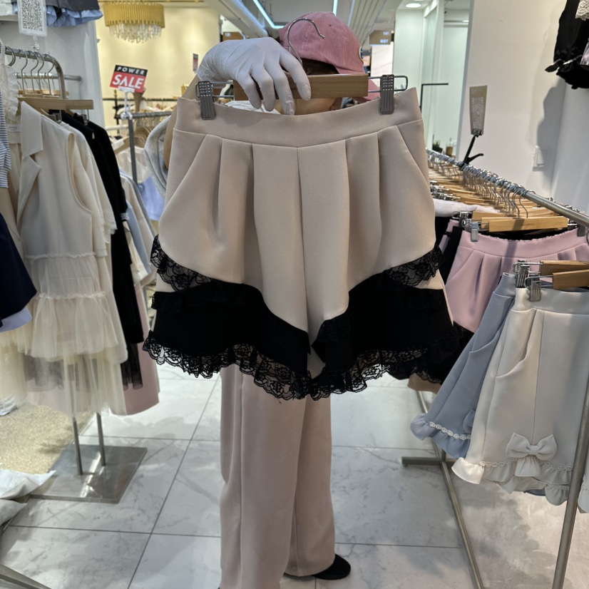 PAPA韓國代購女裝新款職業休閑人氣時尚推薦26春夏熱賣短褲PaPa/HALMADE短褲圖色1