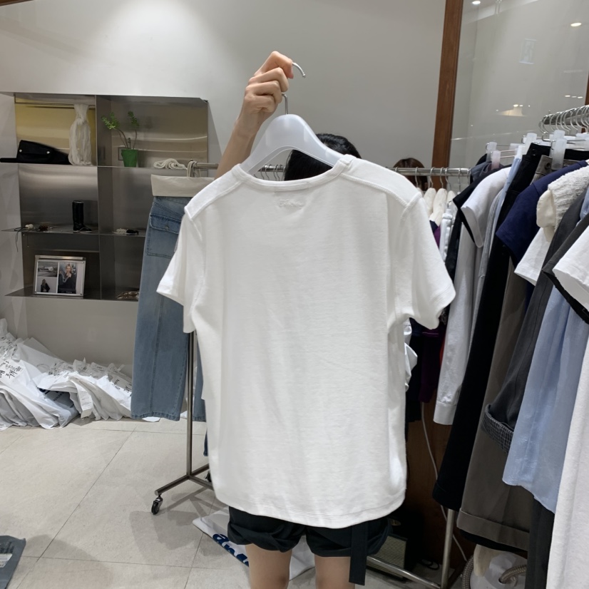 TEMPTING韓國直郵實拍女裝新款時尚熱賣職業26春夏T恤刺繡TEMPTINGT恤