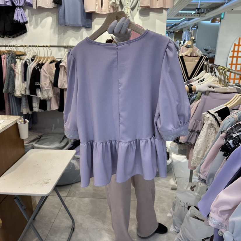 PAPA韓國直郵女裝新款26春夏熱賣推薦職業人氣襯衫蕾絲衫PaPa/HALMADE襯衫/蕾絲衫