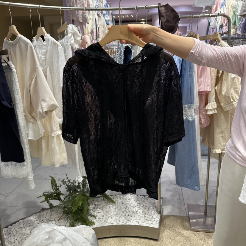 VIRUS韓國直郵實拍女士新款推薦職業26春夏襯衫蕾絲衫兔子VIRUS襯衫/蕾絲衫圖色2