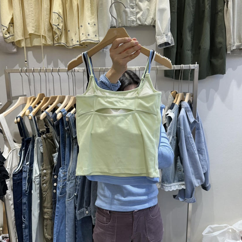 HIPTIQUE韓國直郵實拍女士新款推薦時尚26春夏熱賣吊帶背心HIPTIQUE吊帶/背心