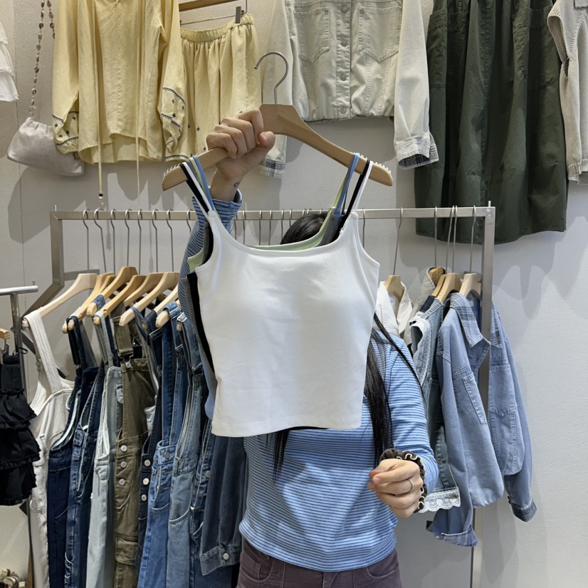 HIPTIQUE韓國直郵實拍女士新款推薦時尚26春夏熱賣吊帶背心HIPTIQUE吊帶/背心圖色1