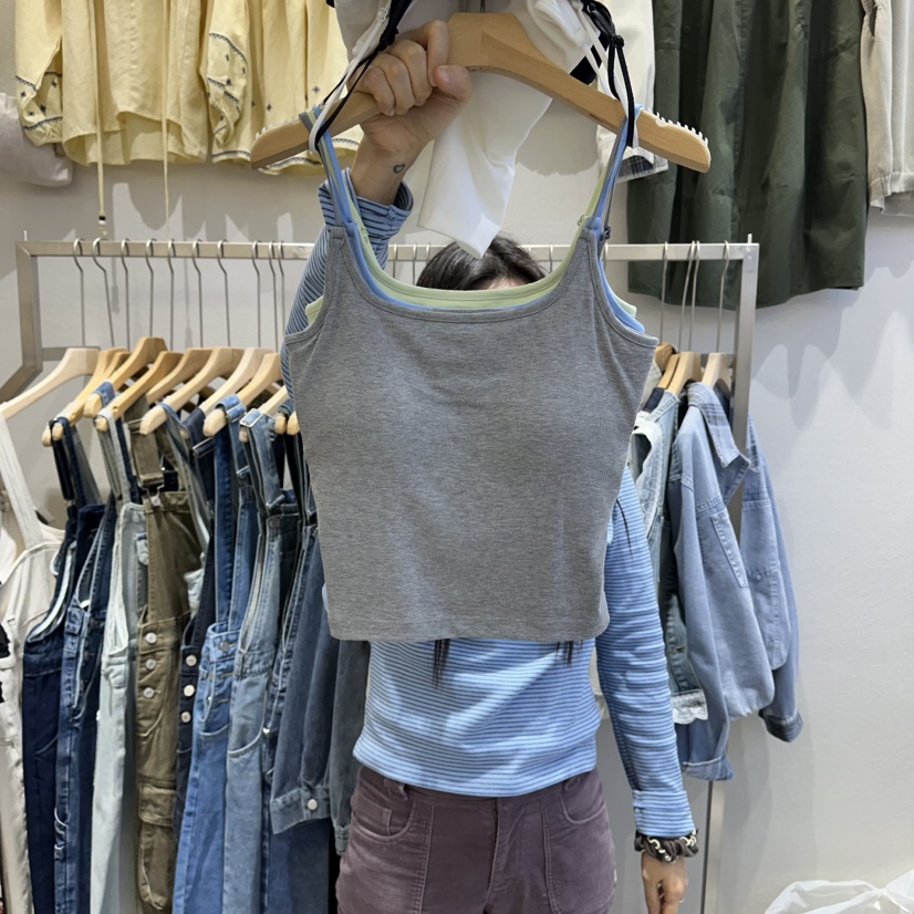 HIPTIQUE韓國直郵實拍女士新款推薦時尚26春夏熱賣吊帶背心HIPTIQUE吊帶/背心圖色3