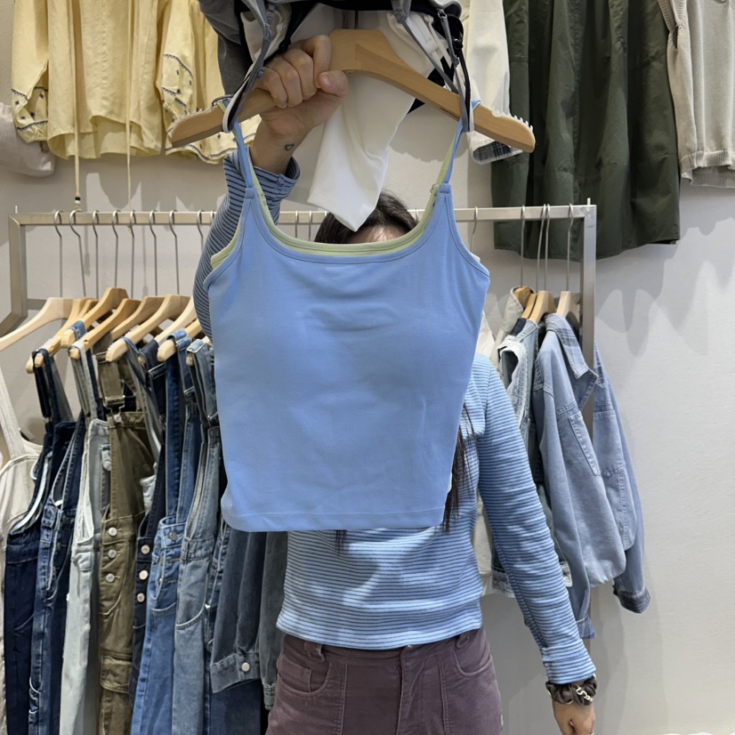 HIPTIQUE韓國直郵實拍女士新款推薦時尚26春夏熱賣吊帶背心HIPTIQUE吊帶/背心圖色4