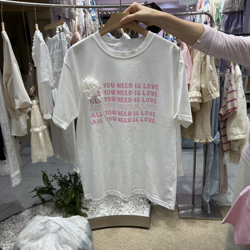 VIRUS韓國東大門代購女士新品人氣推薦職業熱賣休閑時尚T恤VIRUST恤圖色1