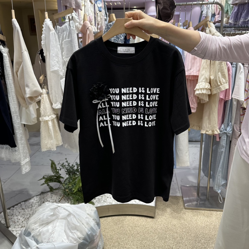 VIRUS韓國東大門代購女士新品人氣推薦職業熱賣休閑時尚T恤VIRUST恤圖色3
